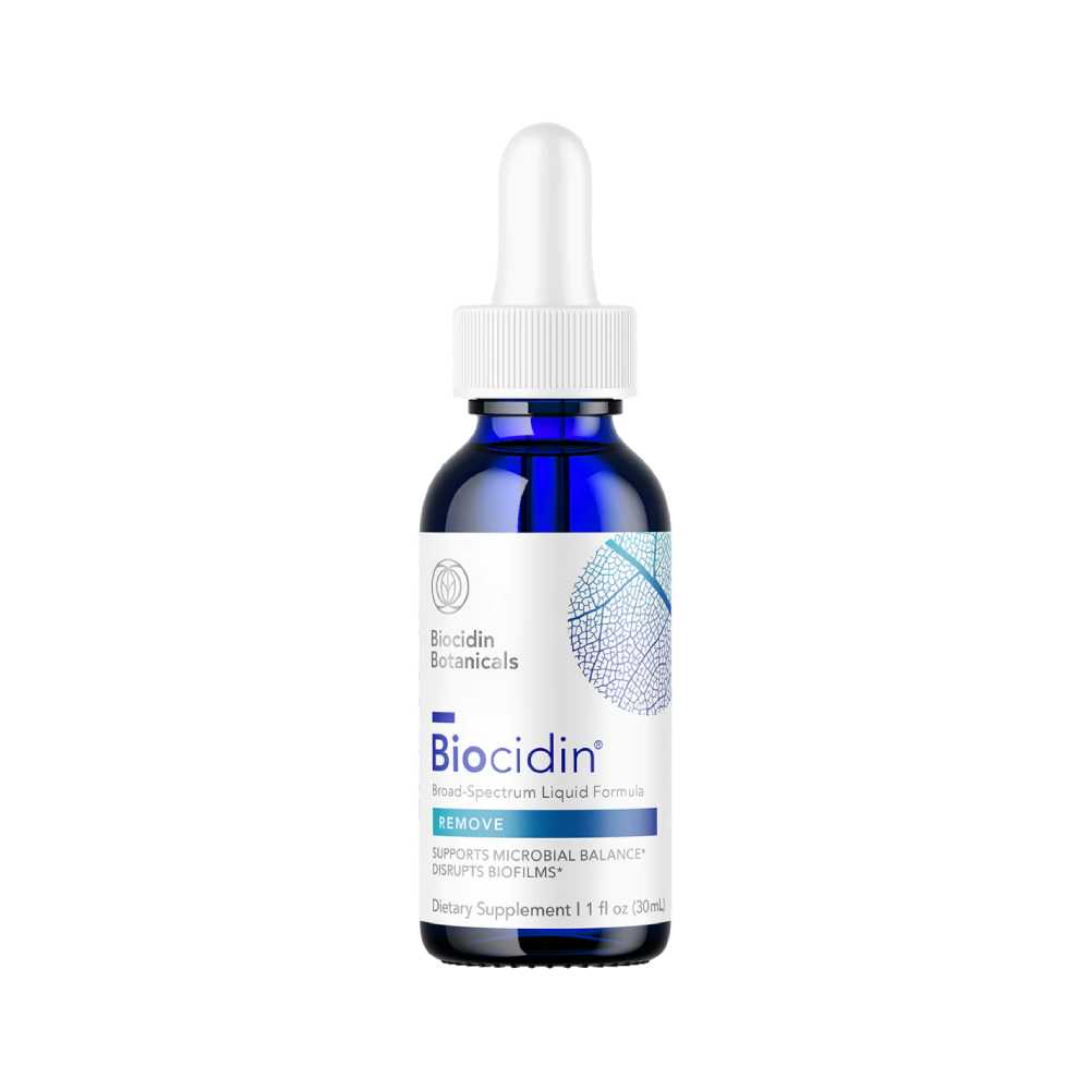 Envase de Biocidin 30 ml gotas, suplemento alimenticio