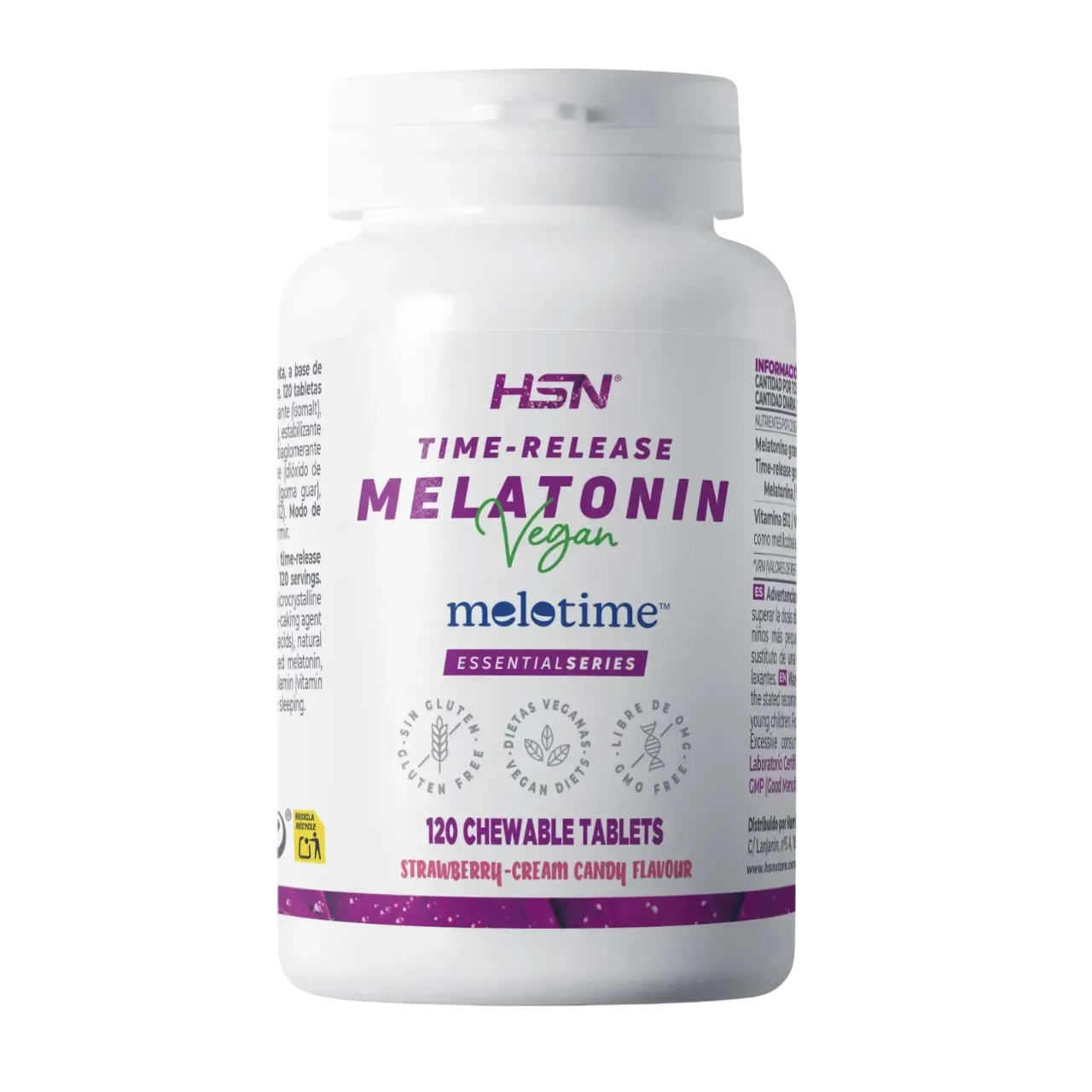 Melotime 120 Sequential Release Chewable Melatonin Tablets