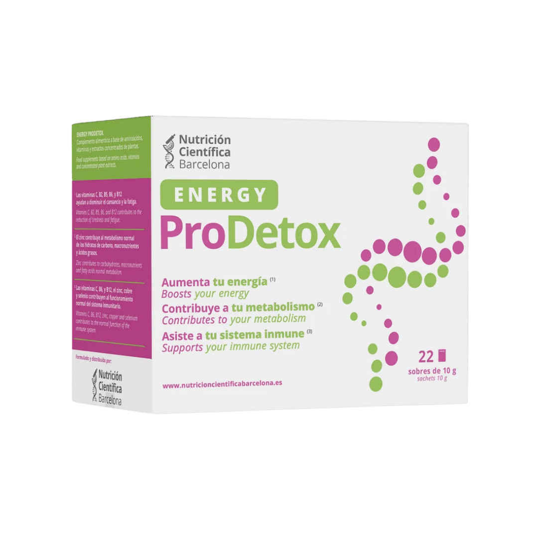 Nutrición Científica Barcelona EnergyProDetox 22 sobres - caja