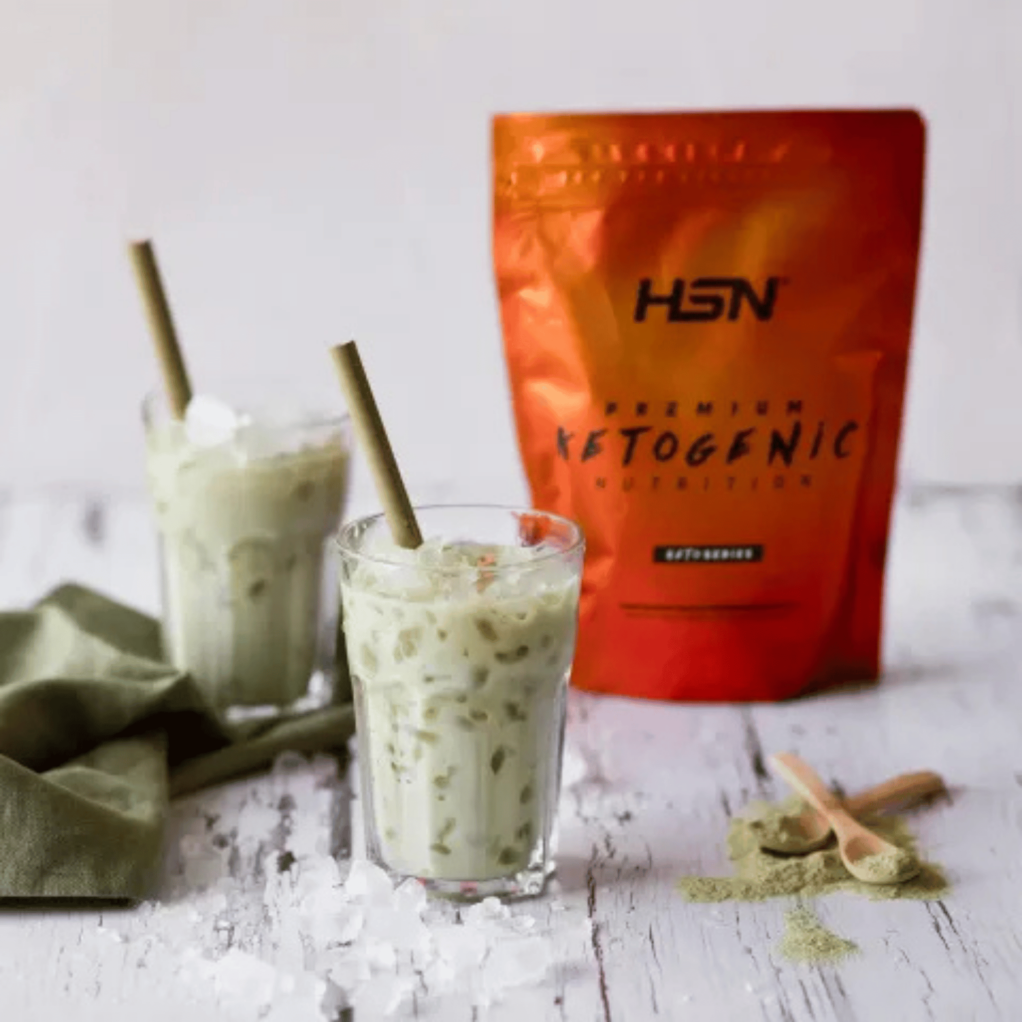 Keto Matcha Latte (sin leche) 150 g de HSN
