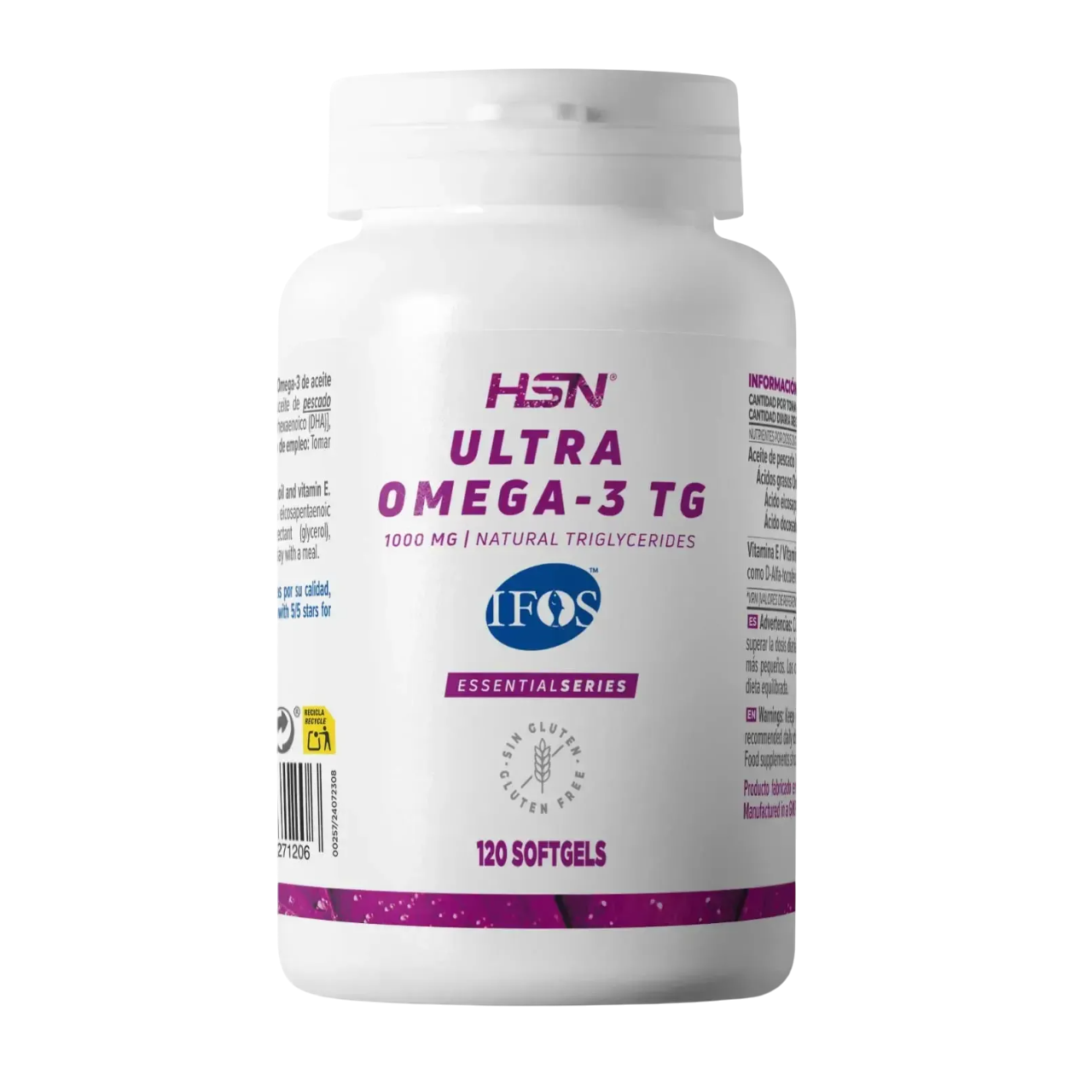 Ultra Omega 3 TF (IFOS) 1000 mg 120 perlas de HSN