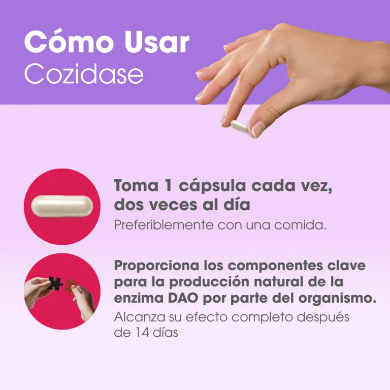 Intoleran Cozidase 60 cápsulas