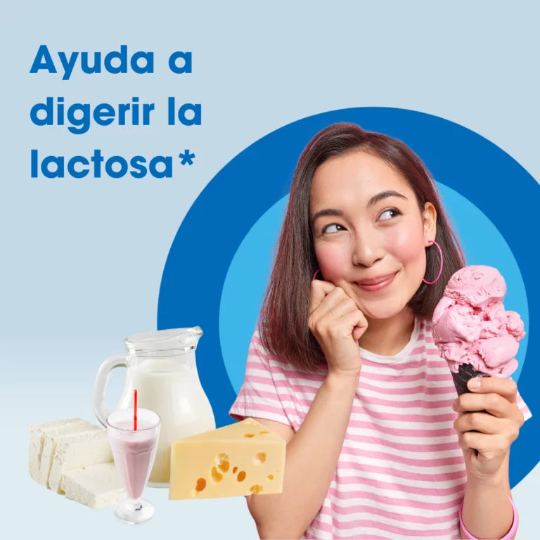 Intoleran Lactasa 20.000 ayuda a digerir la lactosa
