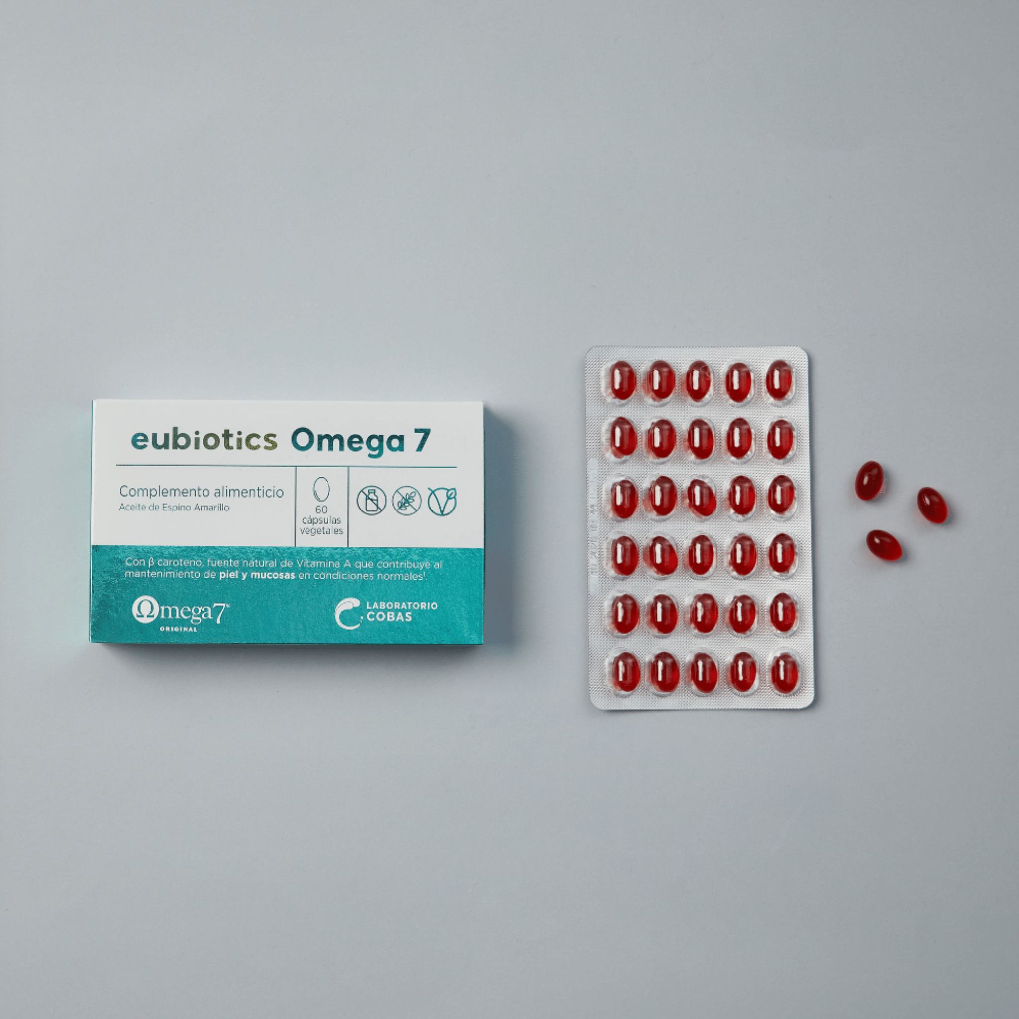 Eubiotics Omega 7 60 cápsulas de Laboratorio Cobas