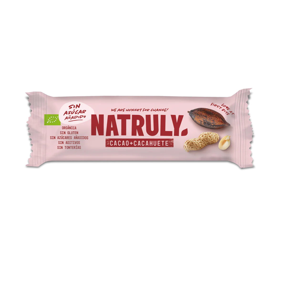 Barrita Raw Cacao y Cacahuete BIO 40 g de Natruly