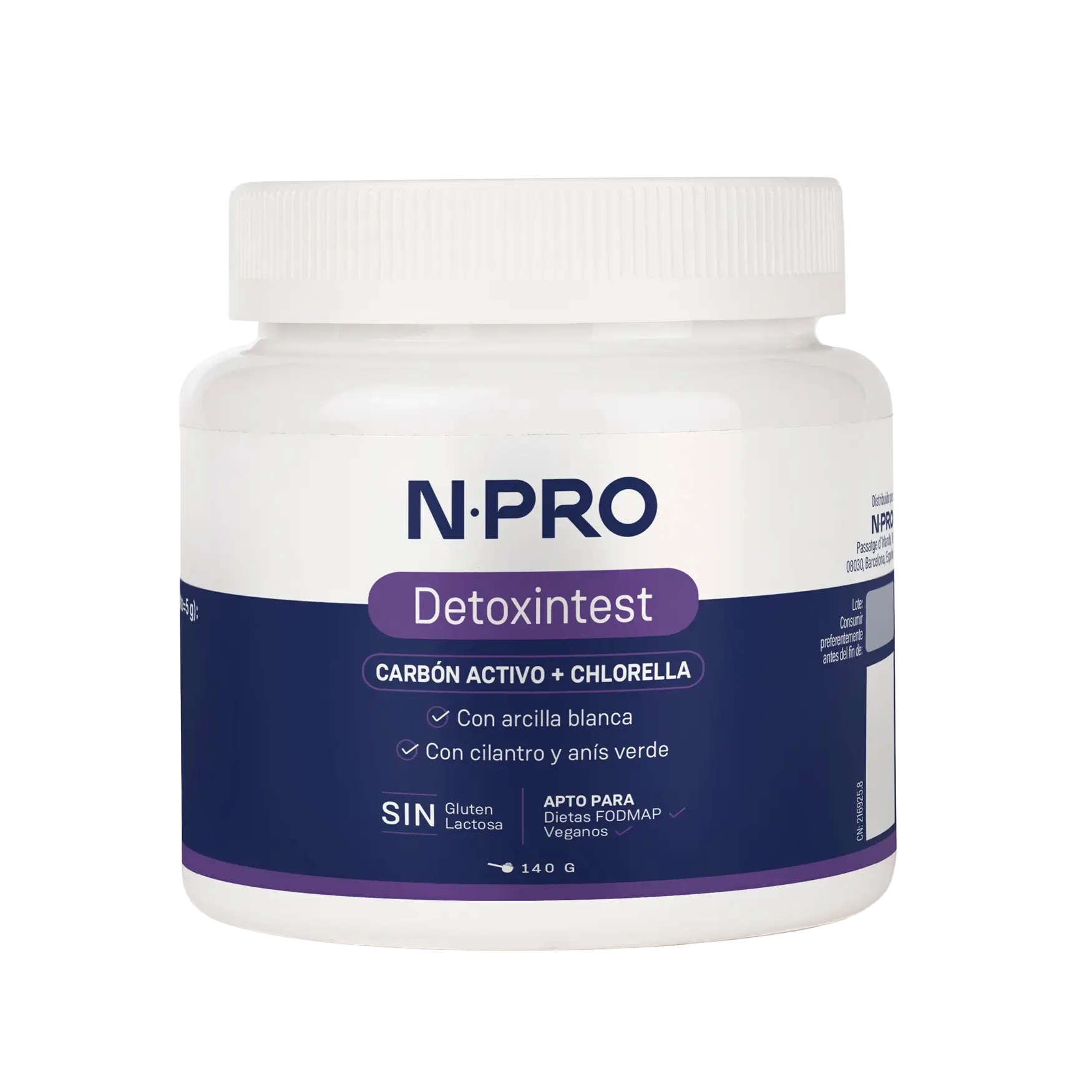 Detoxintest en polvo 140 g de NPRO