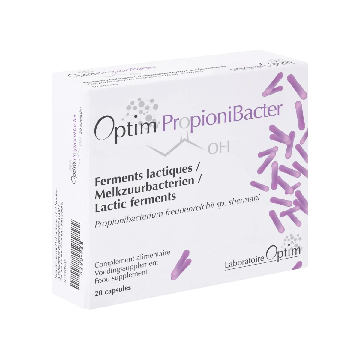 Optim Propionibacter 20 cápsulas de Optim