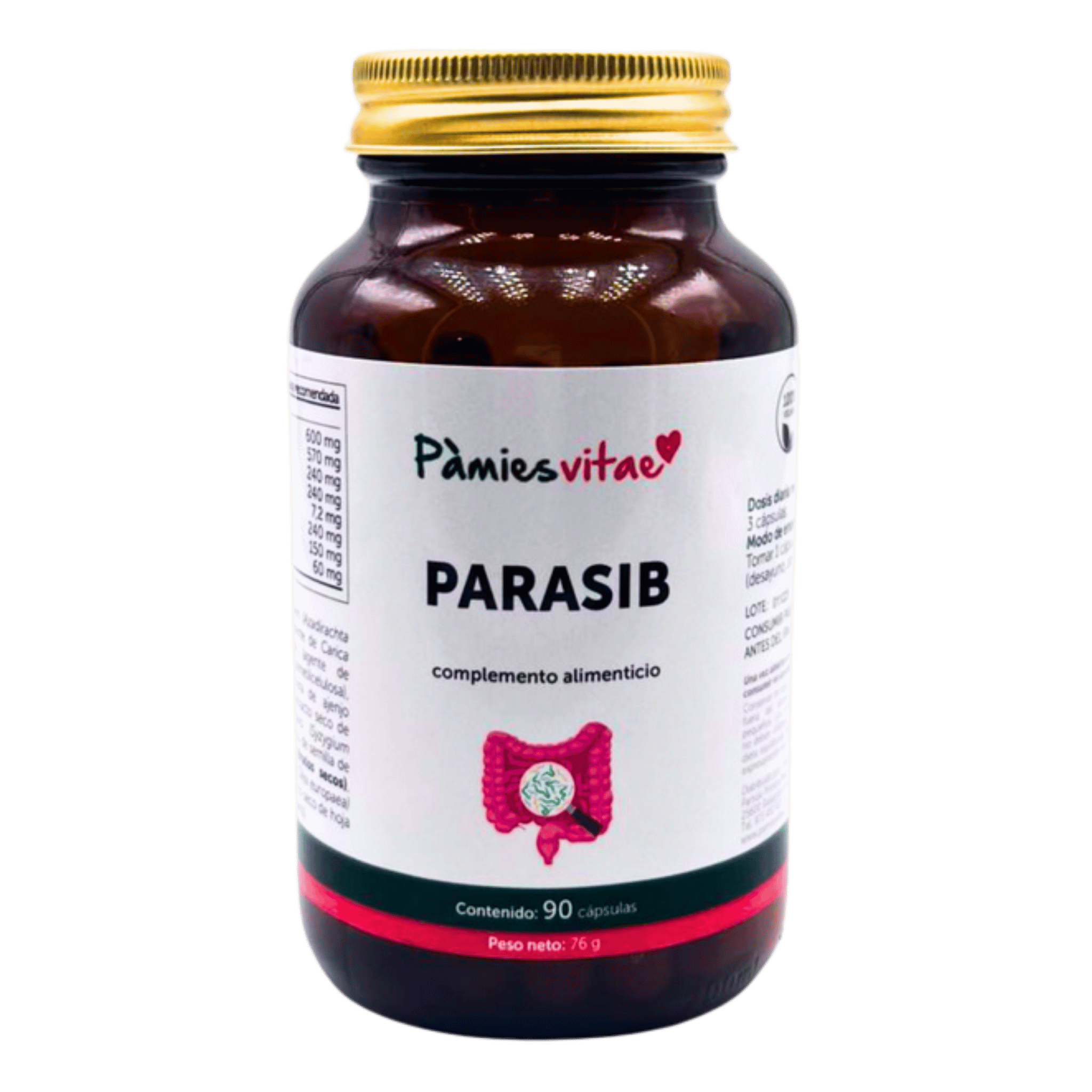 Parasib 90 cápsulas de Pàmies Vitae