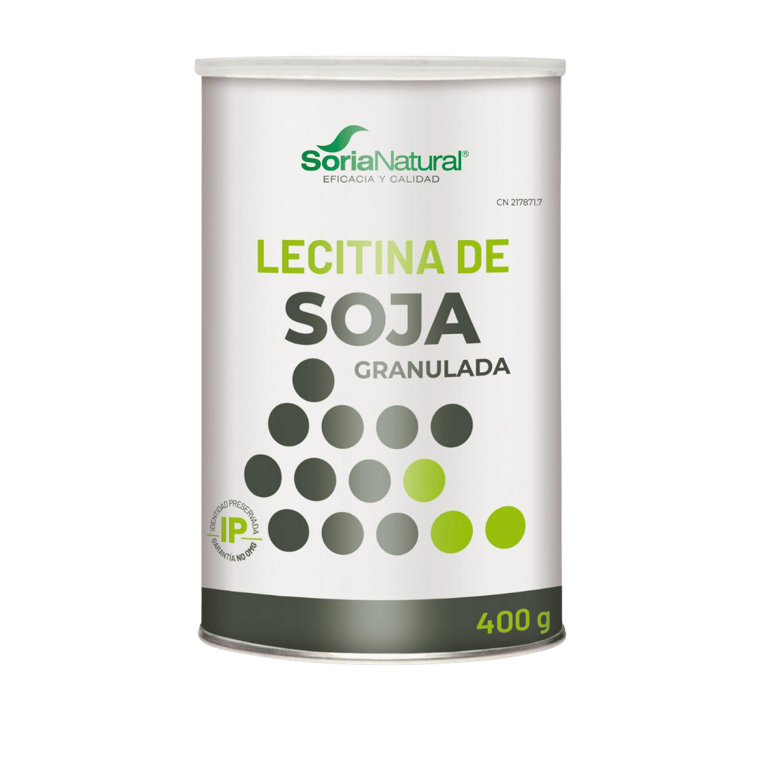 Lecitina de soja granulada 400 g de Soria Natural