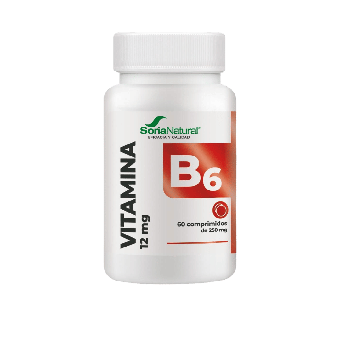 Vitamina B6 liberación sostenida 60 comprimidos de Soria Natural