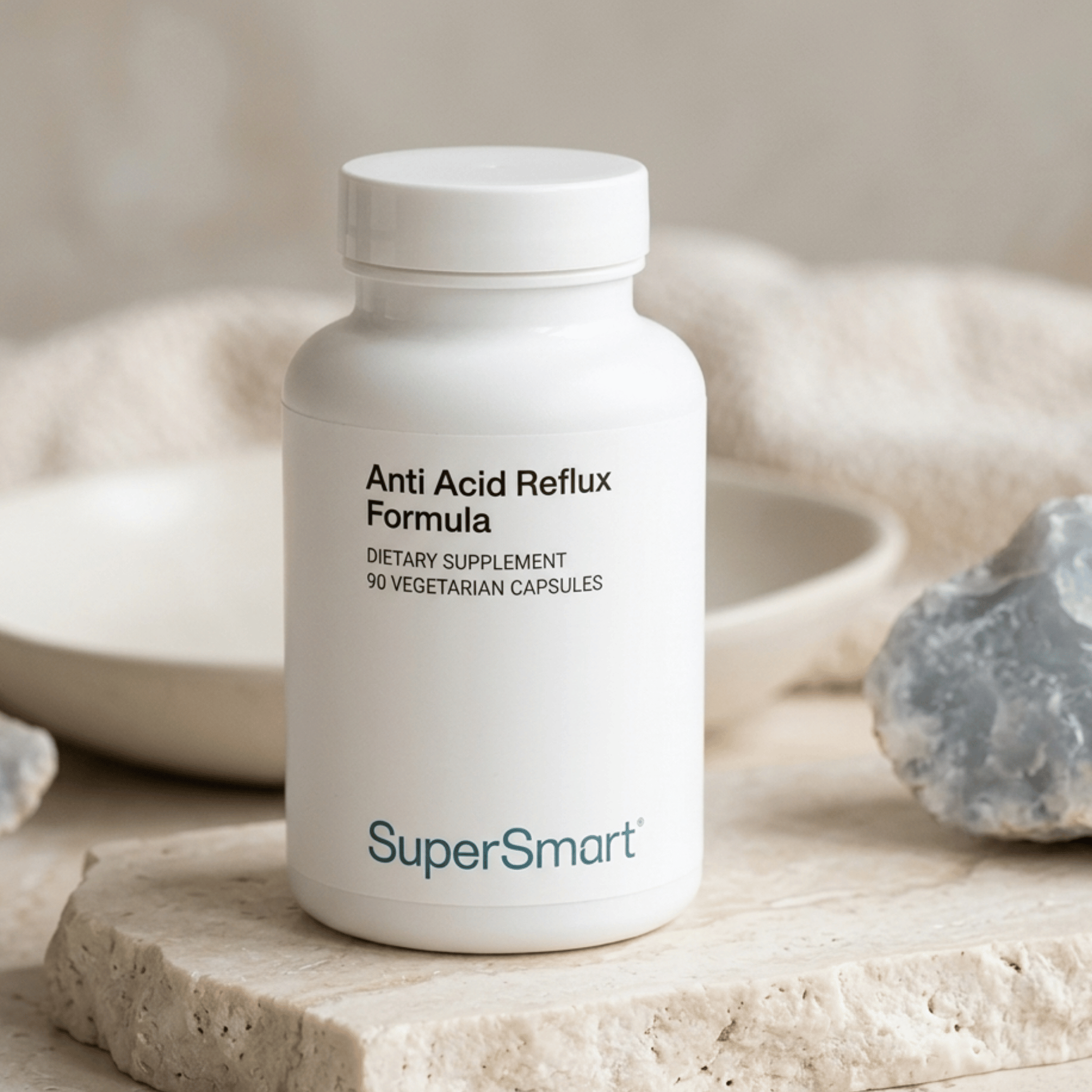 Anti Acid Reflux Formula 90 cápsulas de SuperSmart