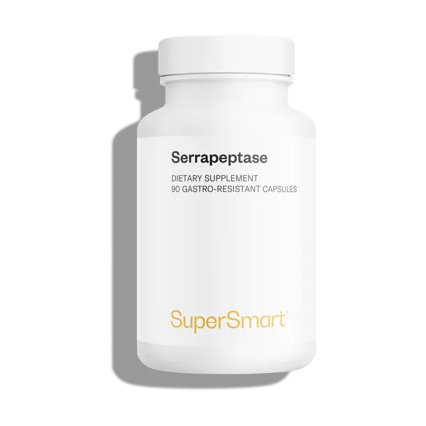 Serrapeptasa 90 cápsulas de SuperSmart