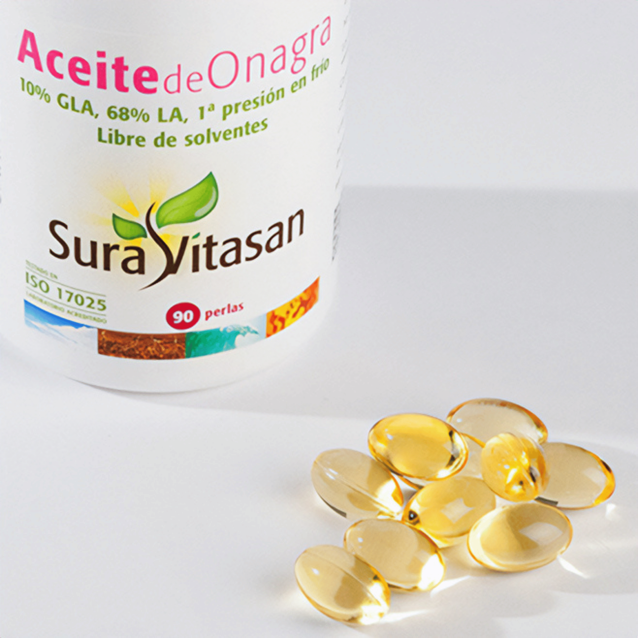 Aceite de Onagra 50 mg 90 perlas de Sura Vitasan