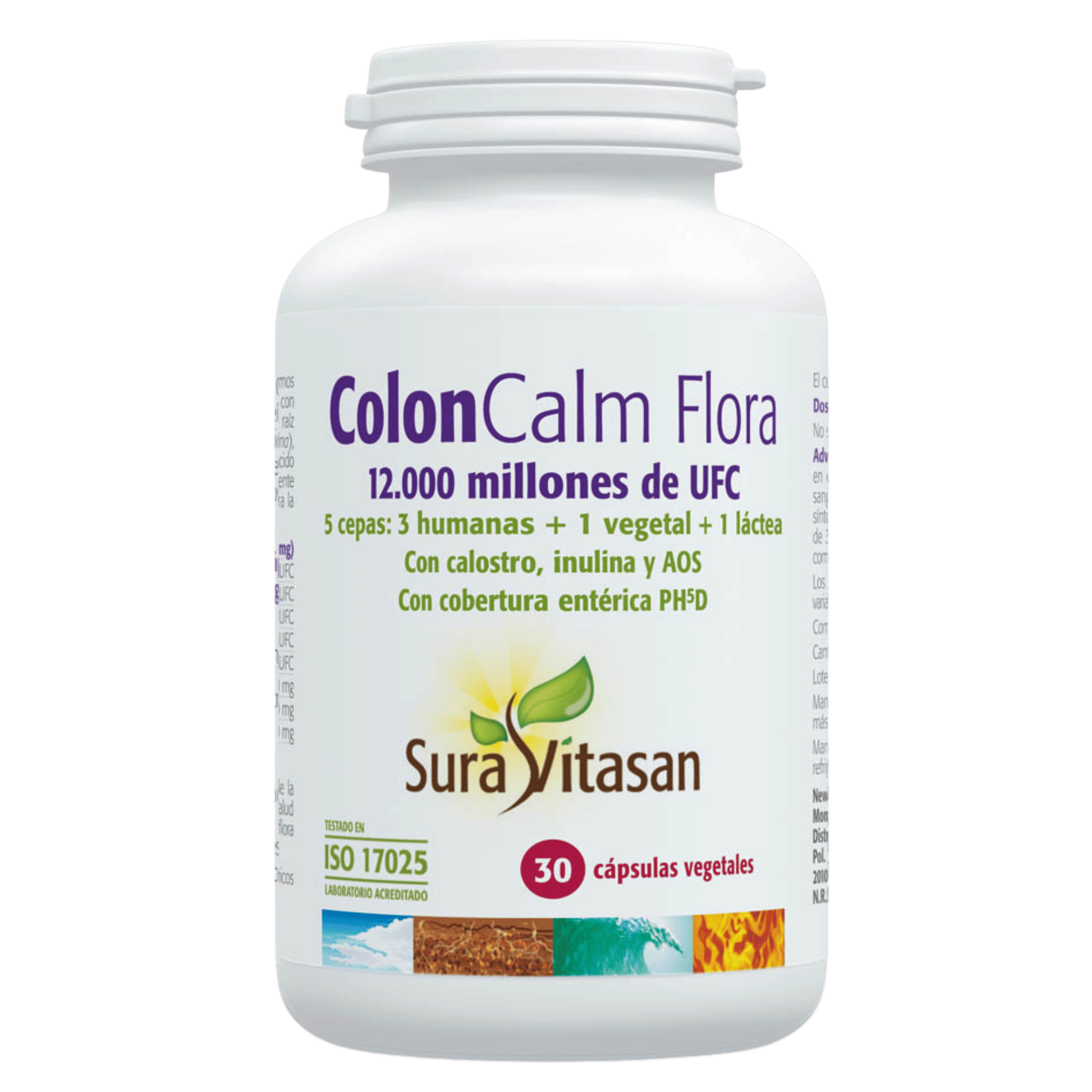 Colon Calm Flora 30 cápsulas de Sura Vitasan