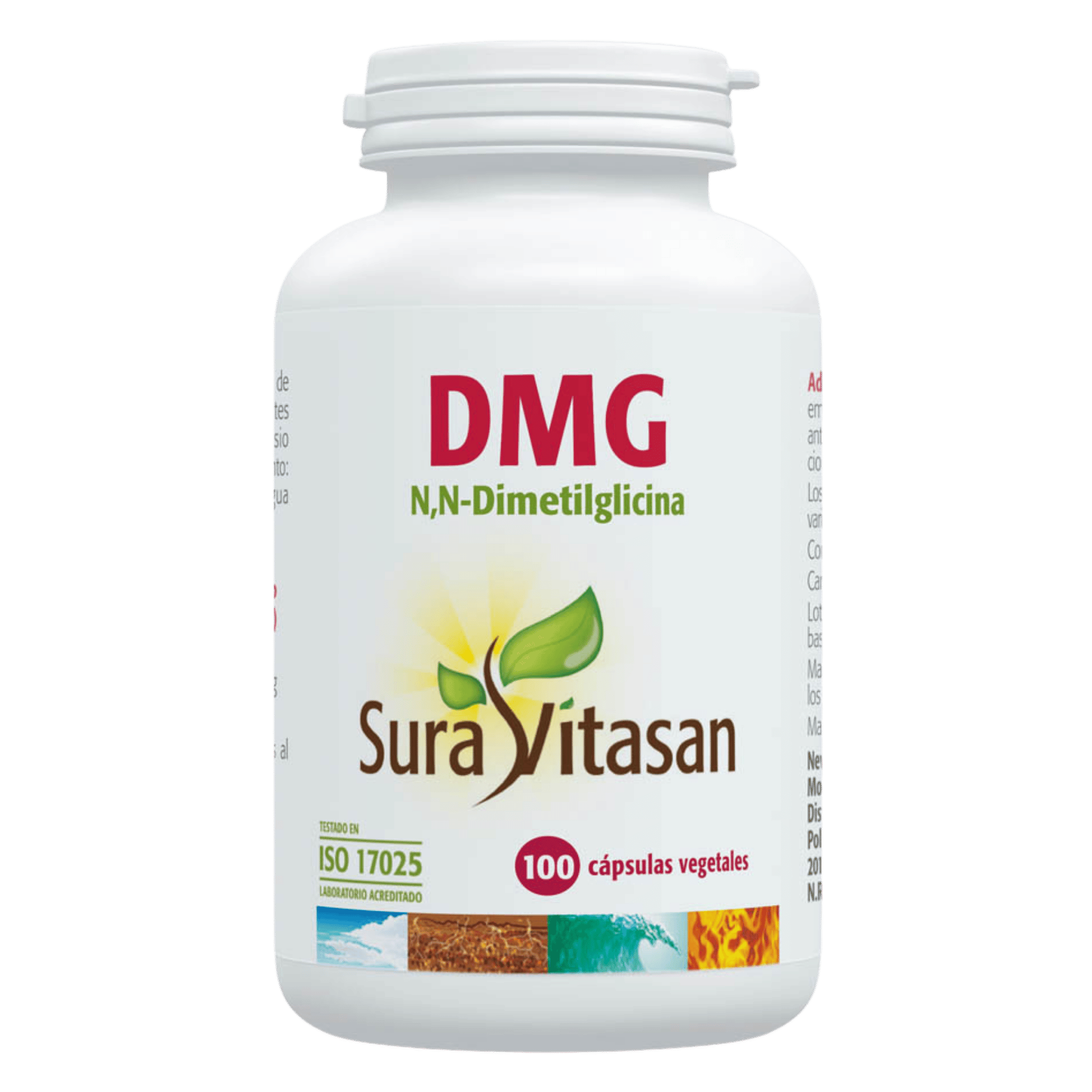 DMG N-dimetilglicina 125 mg 100 cápsulas de Sura Vitasan