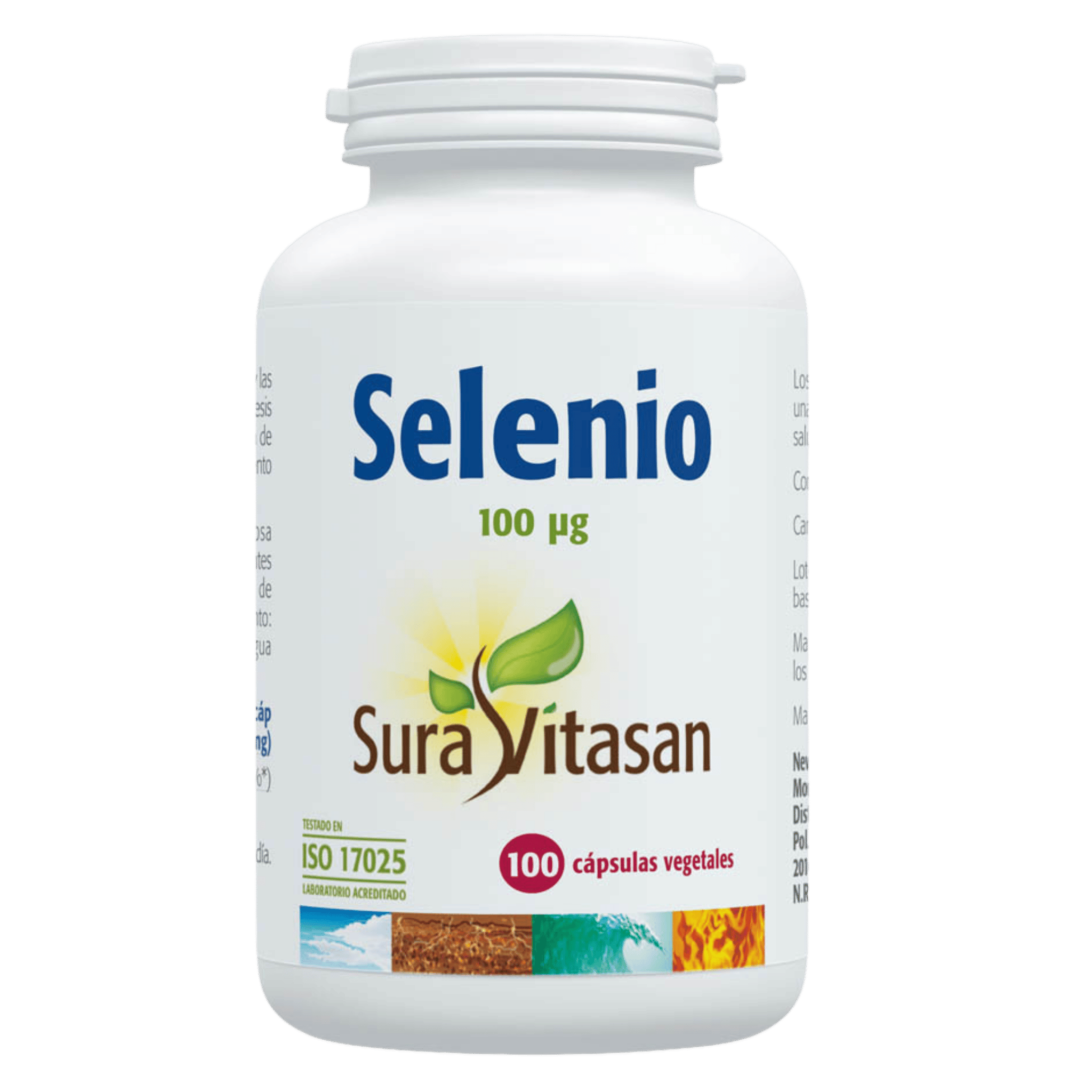 Selenio 100 µg 100 cápsulas de Sura Vitasan