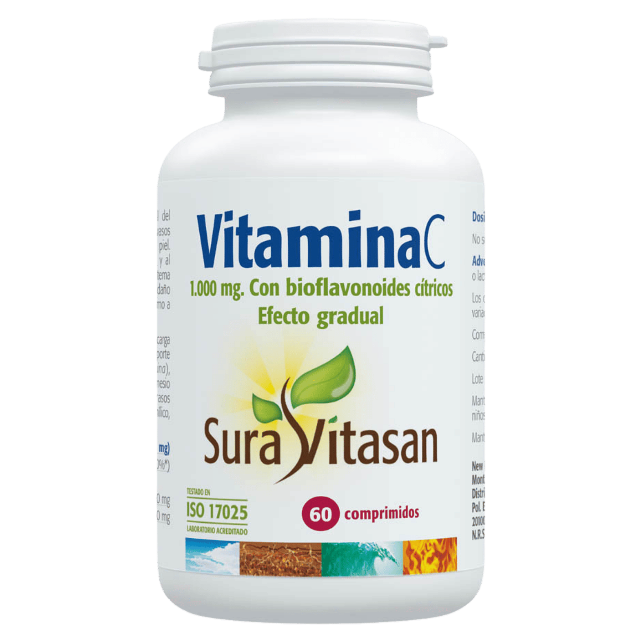 Vitamina C 1000 mg 60 comprimidos de Sura Vitasan