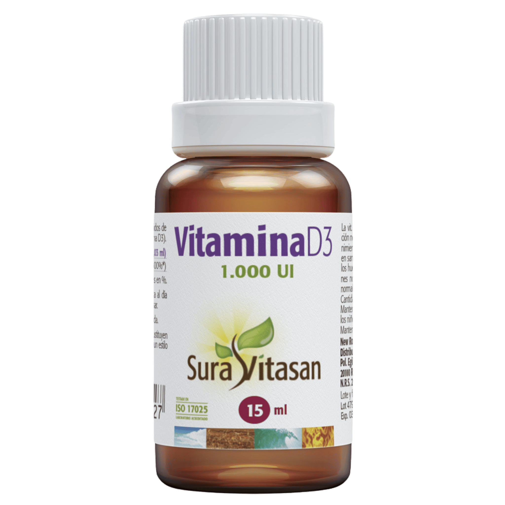Vitamina D3 1000 UI 15 ml de Sura Vitasan