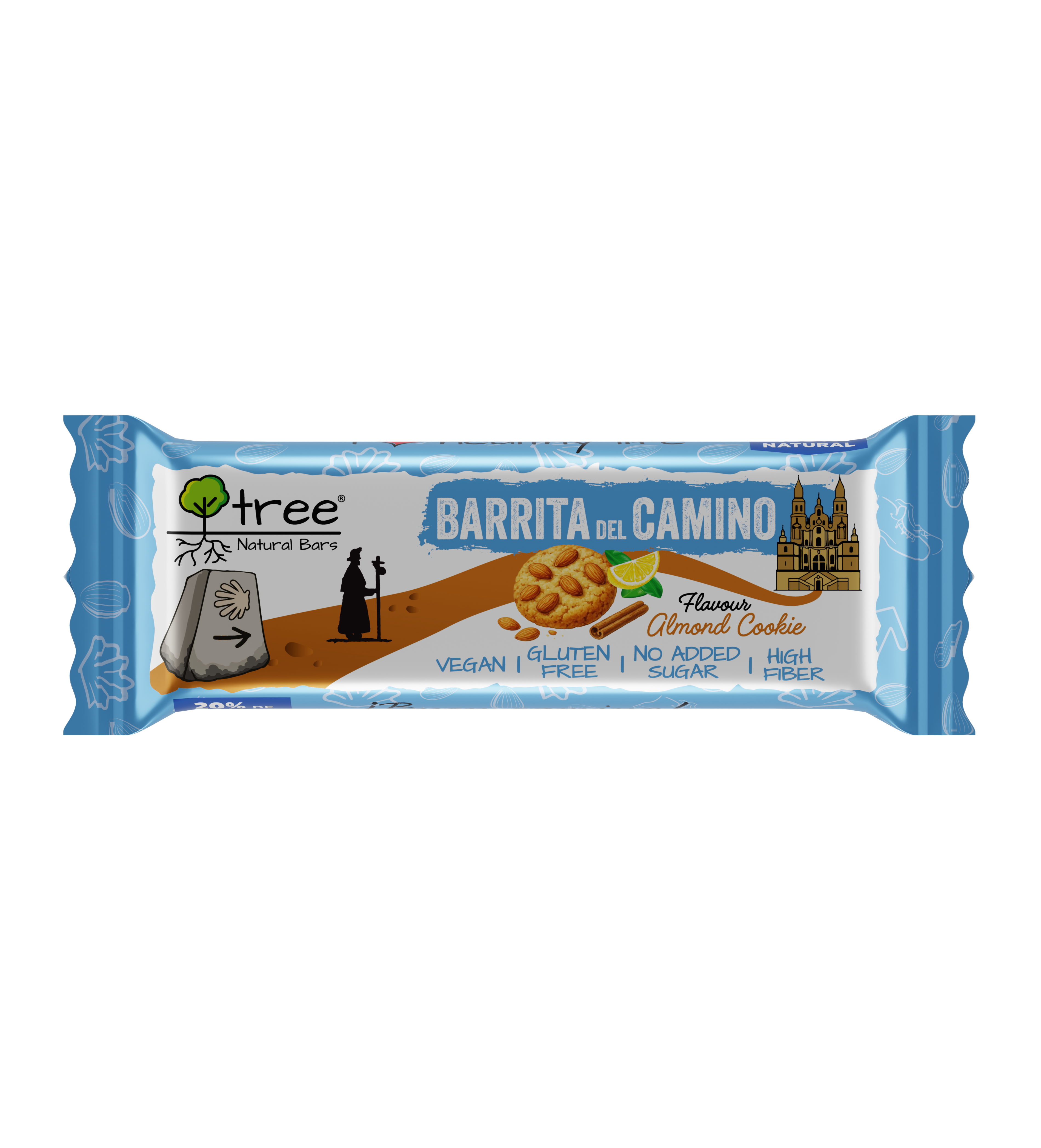 Barrita de proteína del Camino 50 g (Pack x 10) de Tree Natural Bars