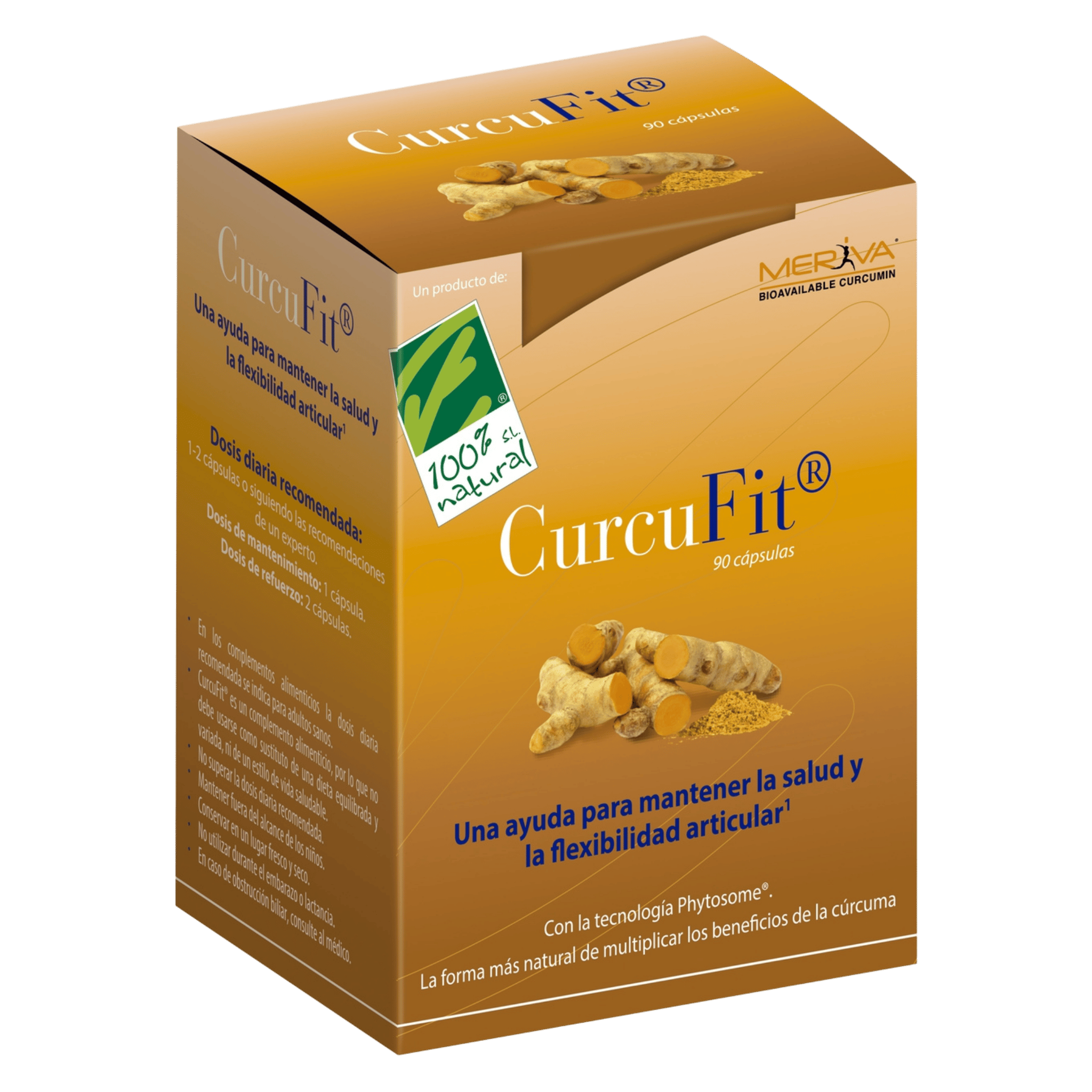 CurcuFit 90 cápsulas de 100% Natural