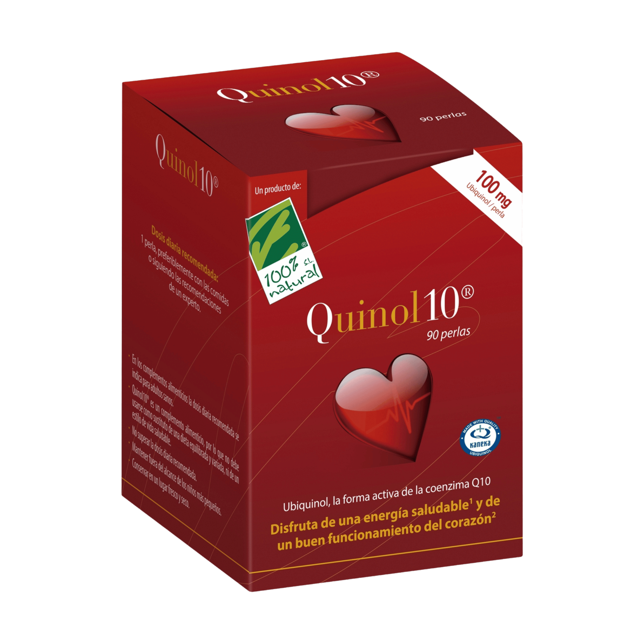 Quinol10 100 mg 90 perlas de 100% Natural