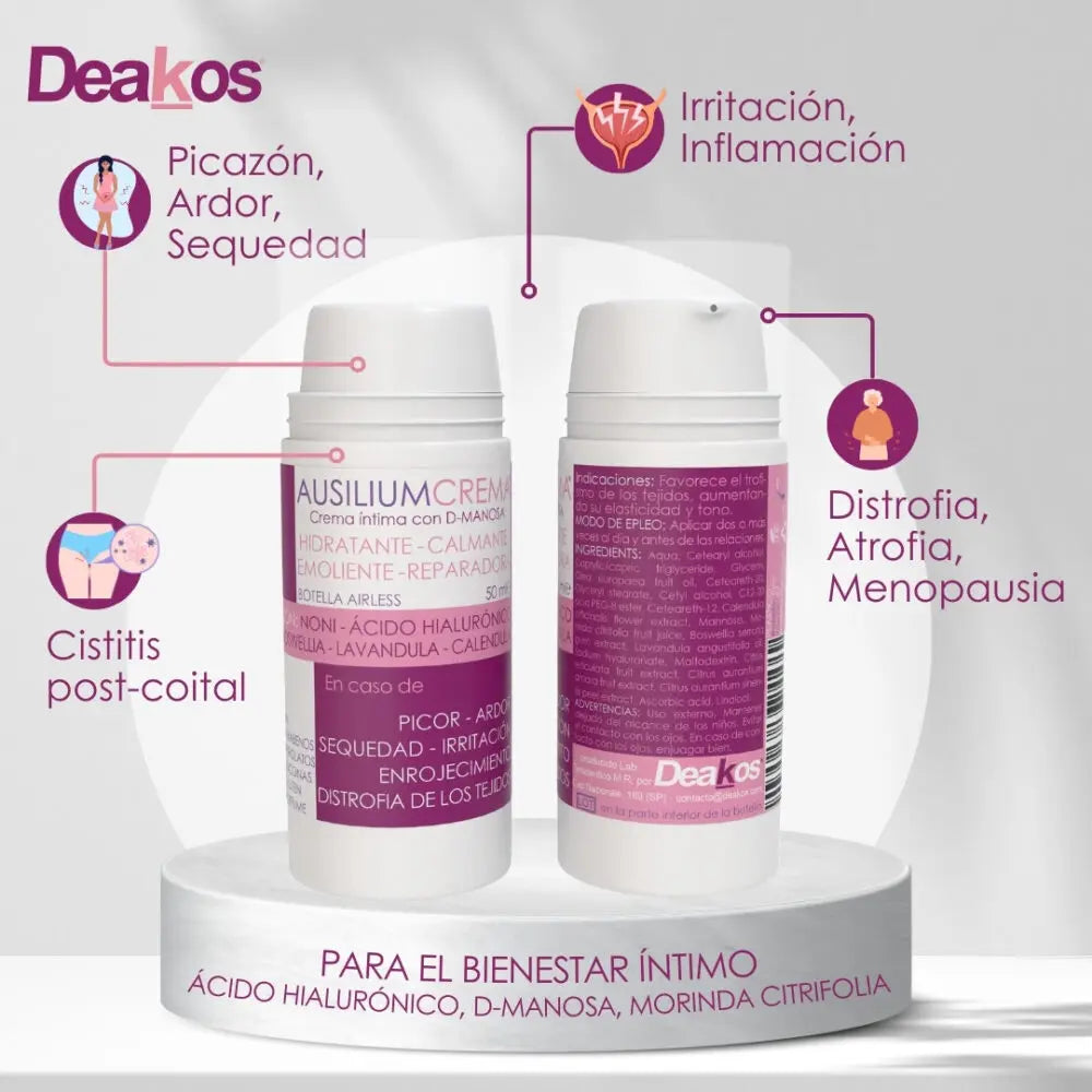 Deakos Ausilium Crema Airless 50 ml - información secundaria