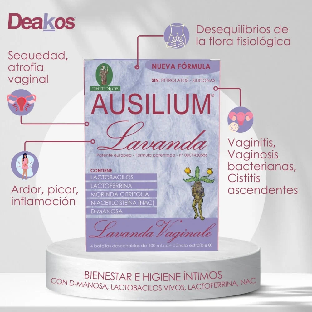 Deakos Ausilium Lavanda 4 botellas monodosis - información secundaria