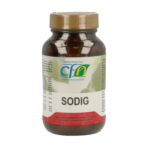 Cfn SODIG enzimas + plantas digestivas 60 cápsulas