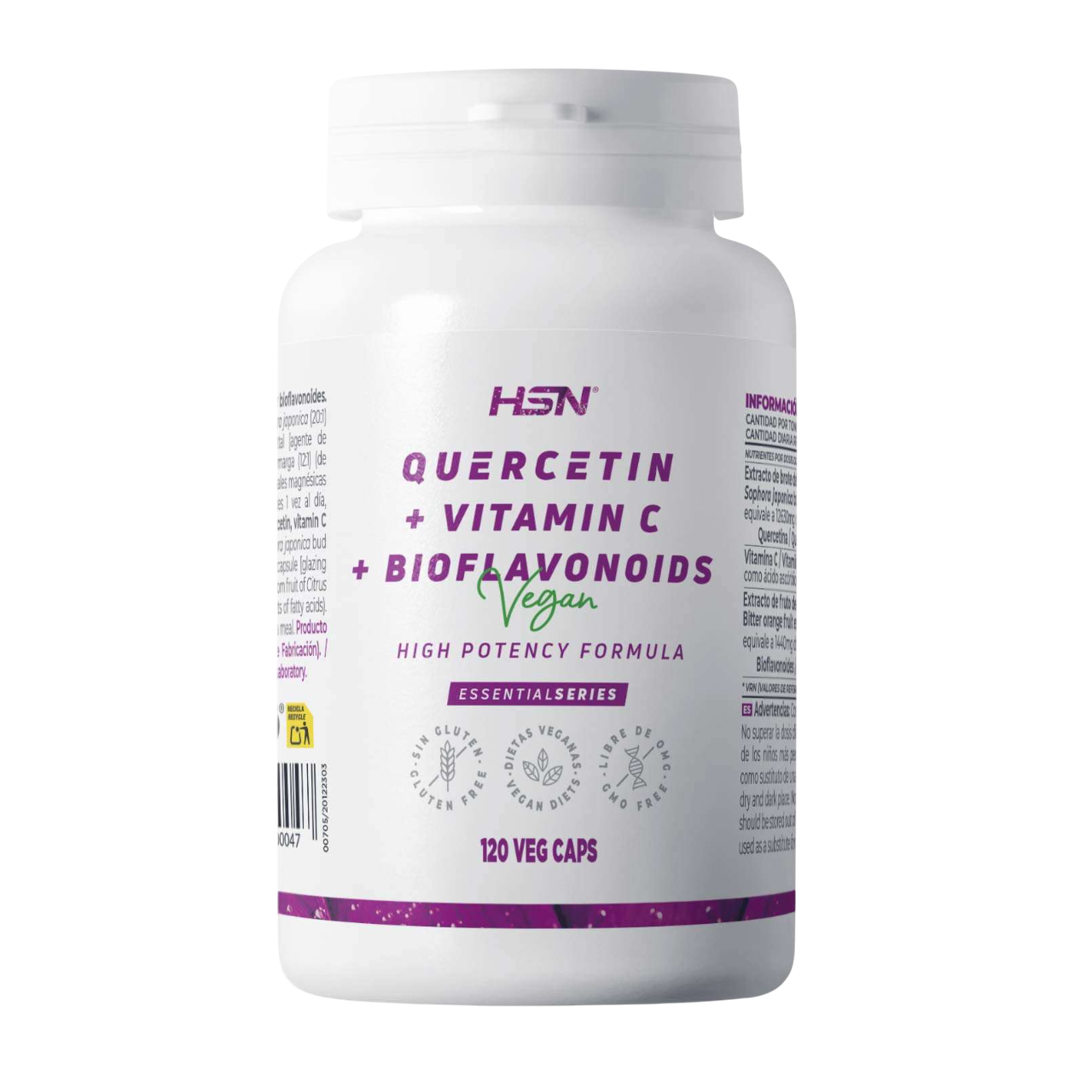 Quercetin with Vitamin C and Bioflavonoids 120 capsules