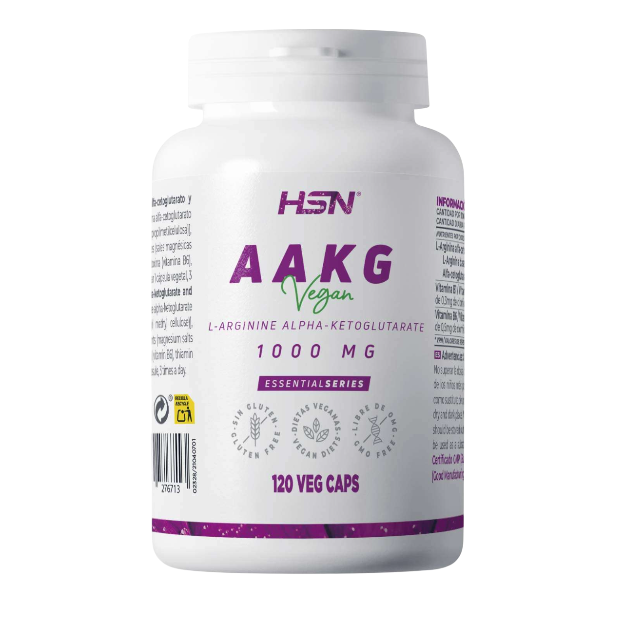 Arginine AAKG 120 capsules