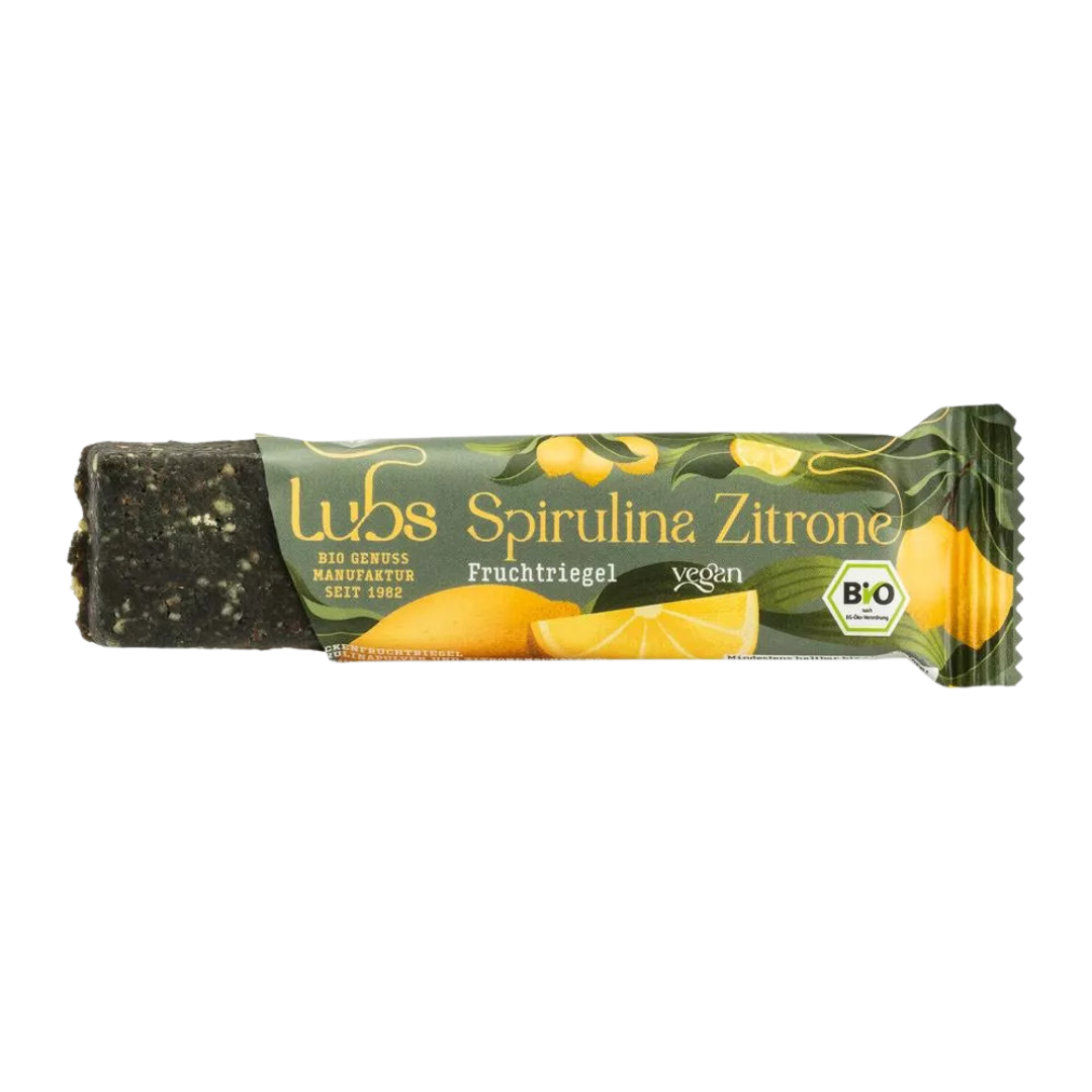 Organic Spirulina and Lemon Bar 40g