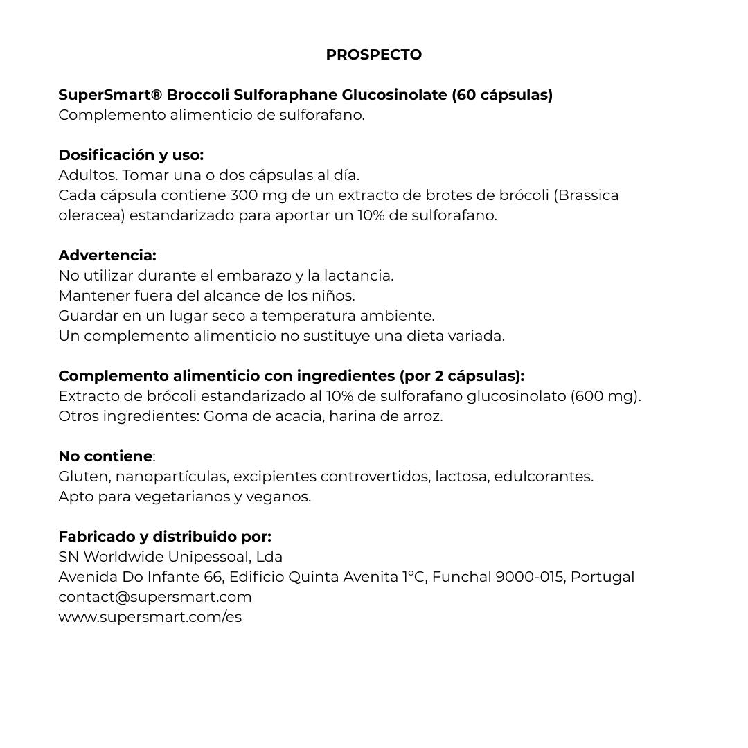 Broccoli Sulforaphane 60 capsules