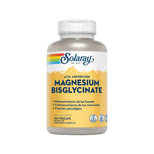 Solaray BISGLICINATO DE MAGNESIO 120 cápsulas