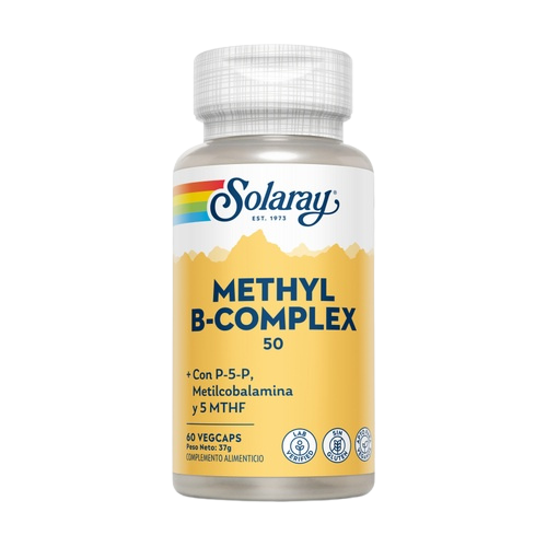 Solaray METHYL B-Complex 50, 60 cápsulas