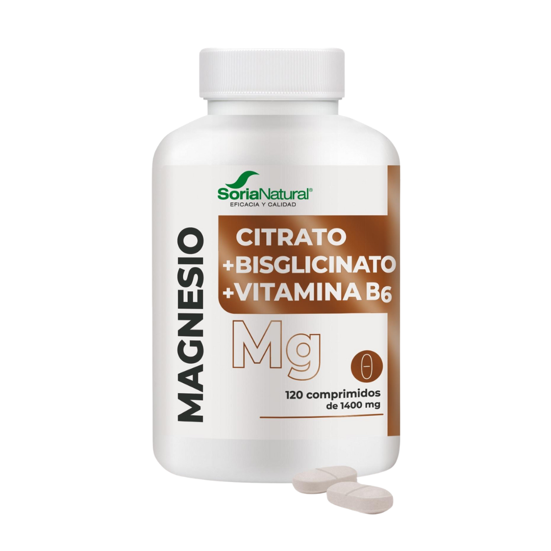 Magnesium Citrate (with Bisglycinate and Vitamin B6) 120 tablets