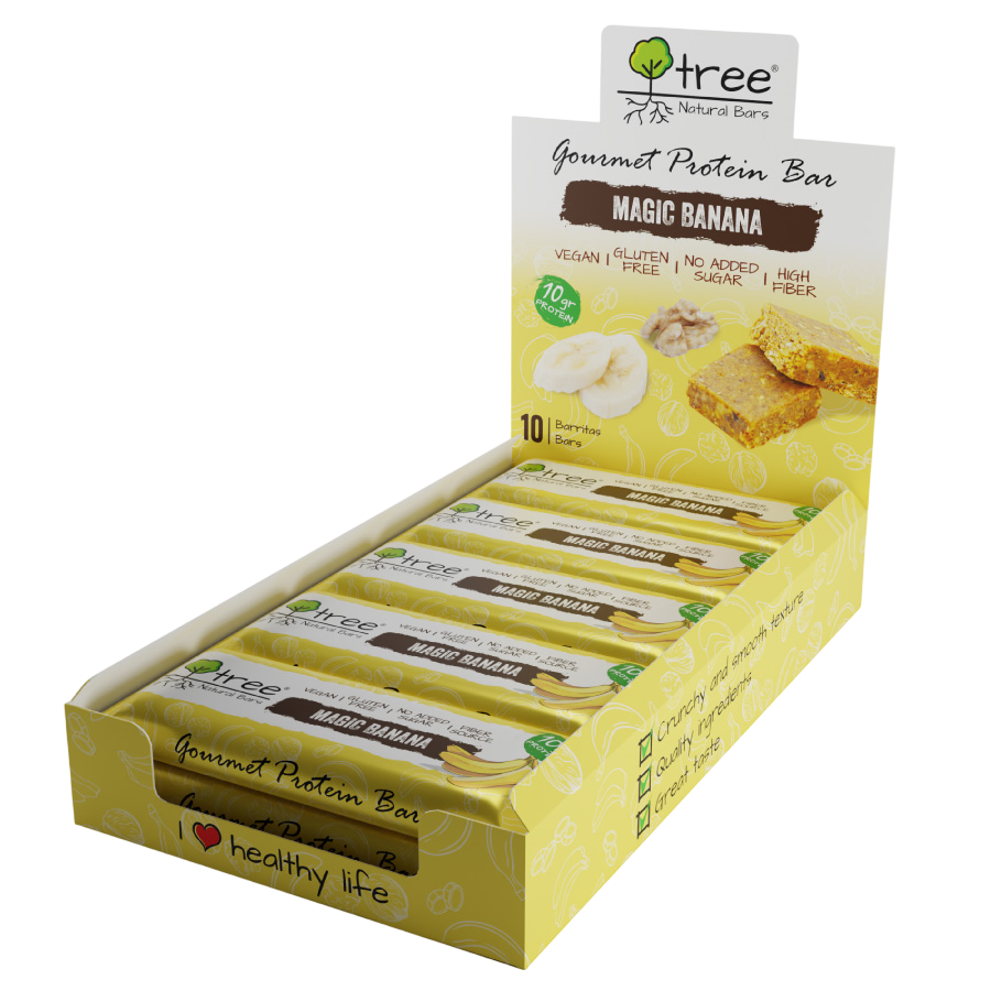 Magic Banana Protein Bar 50g (Pack of 10)