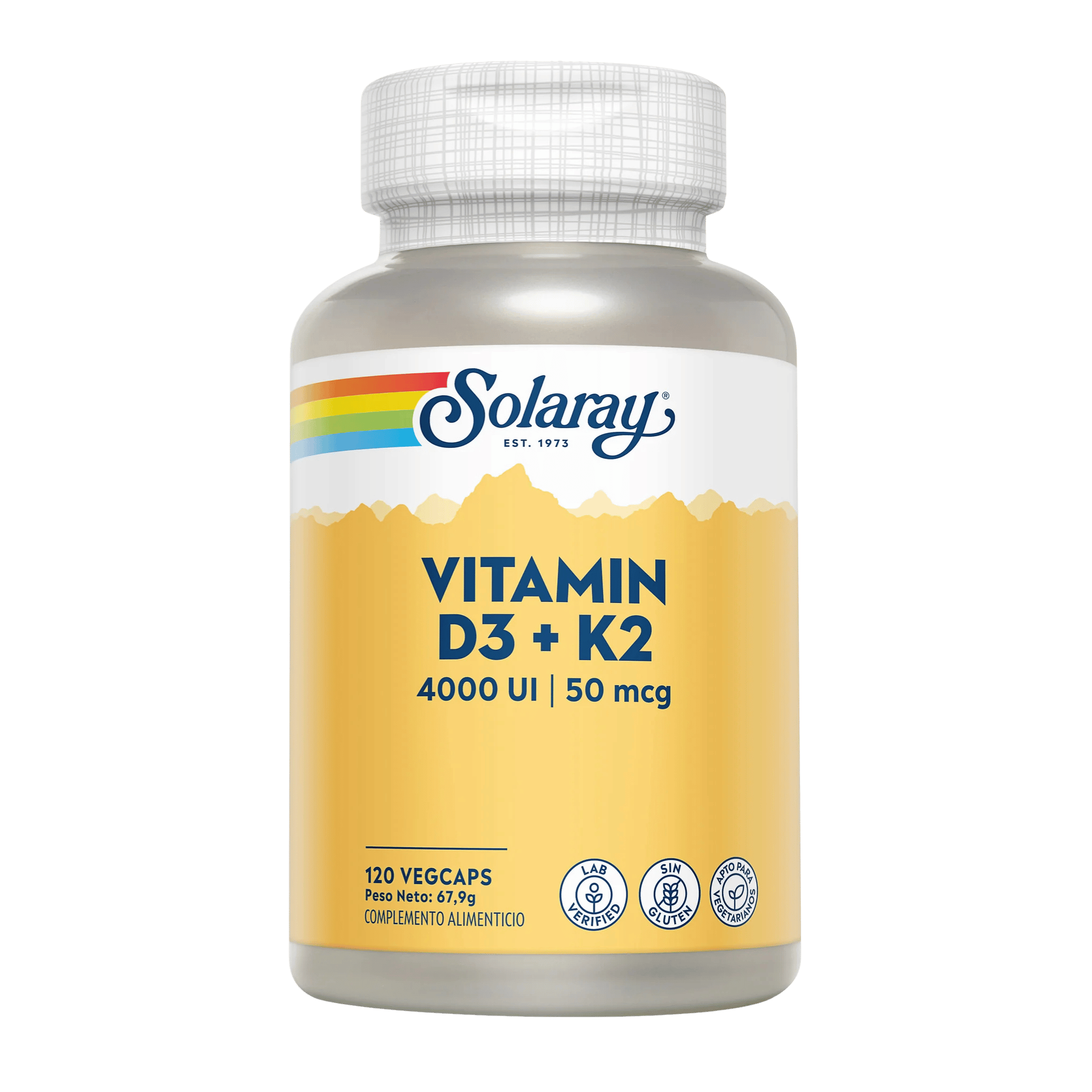 Vitamin D3 and K2 120 capsules