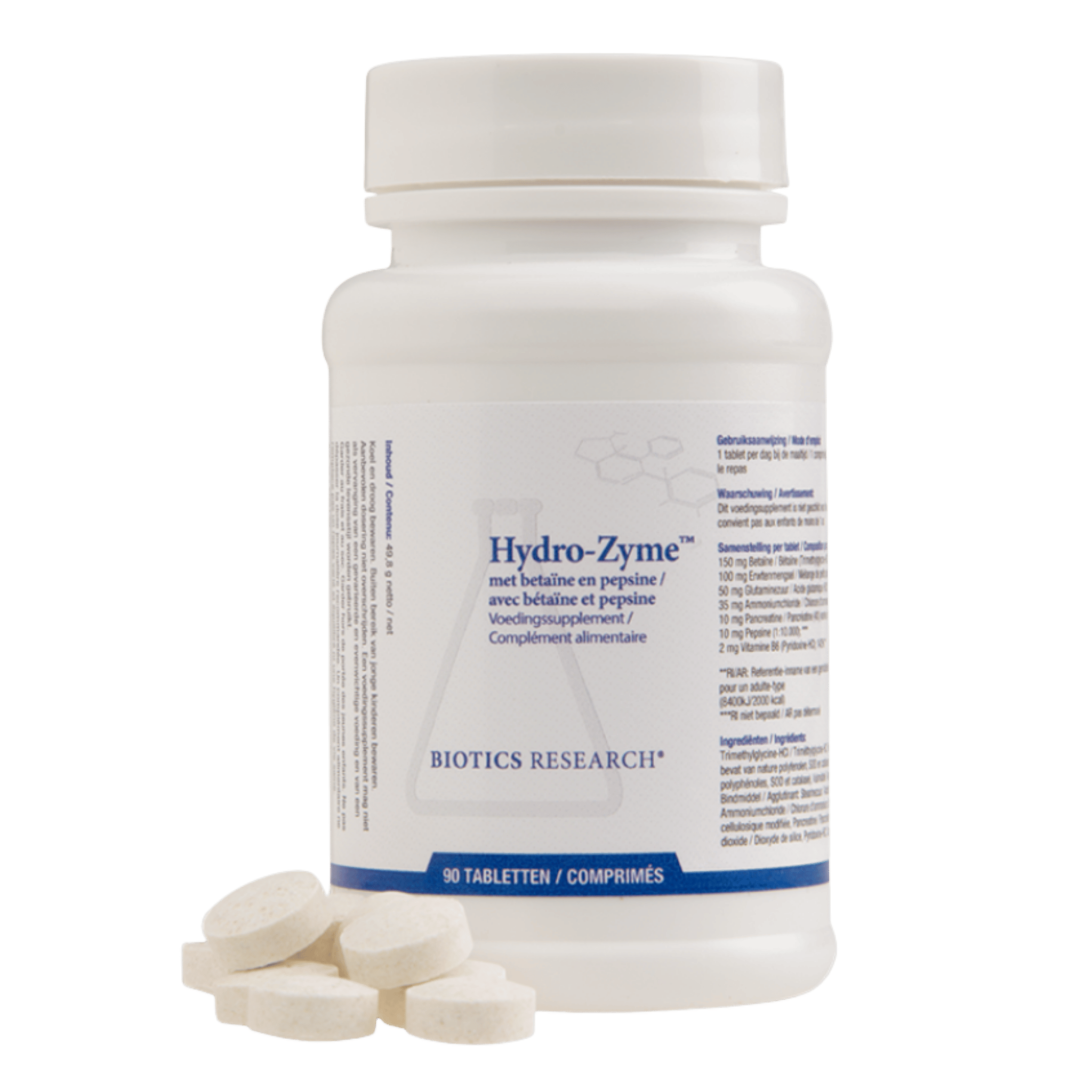 Hydro-Zyme 90 comprimidos de Biotics Research