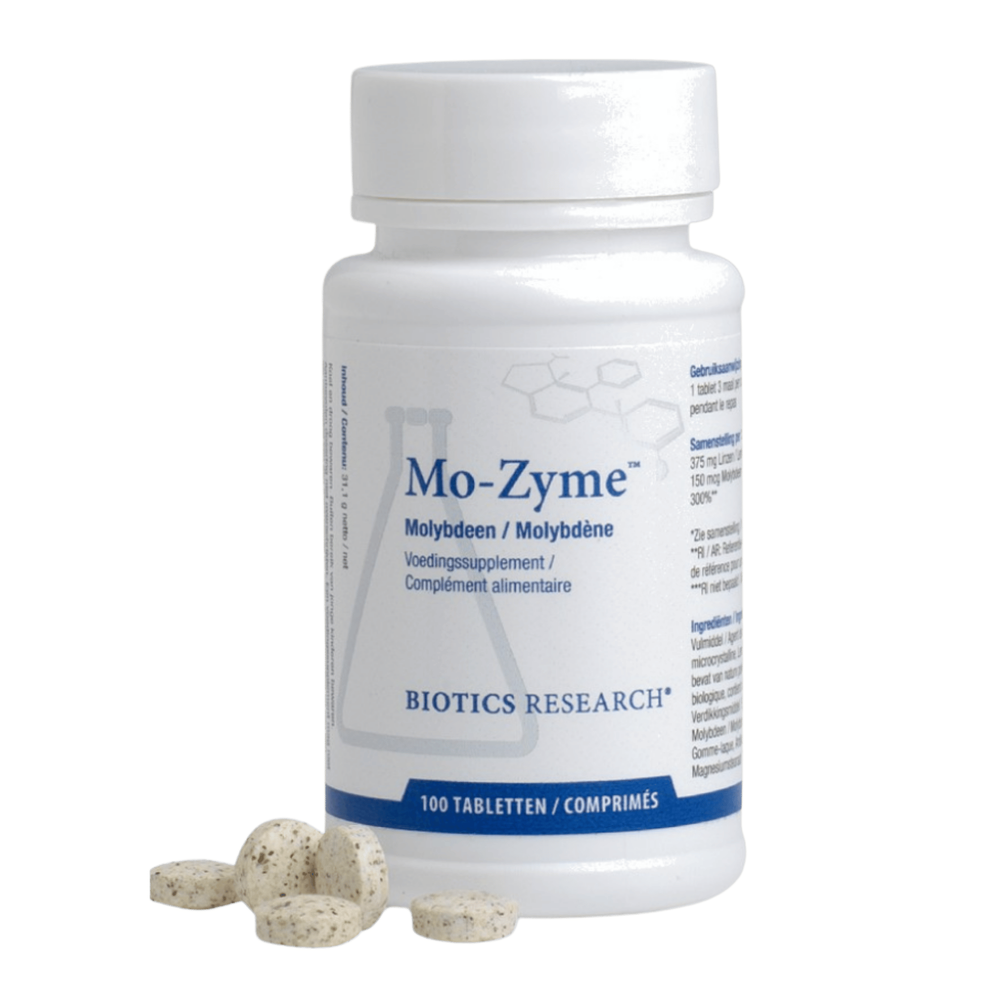 Mo-Zyme 100 comprimidos de Biotics Research