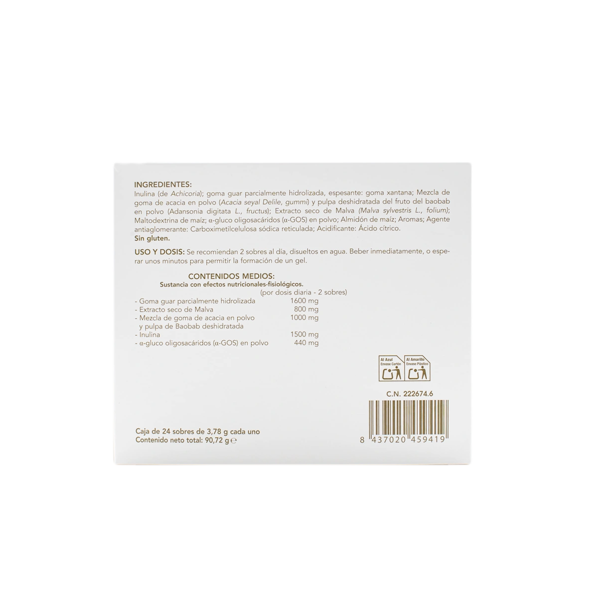 Xantonet B Gel 24 sobres de Bromatech