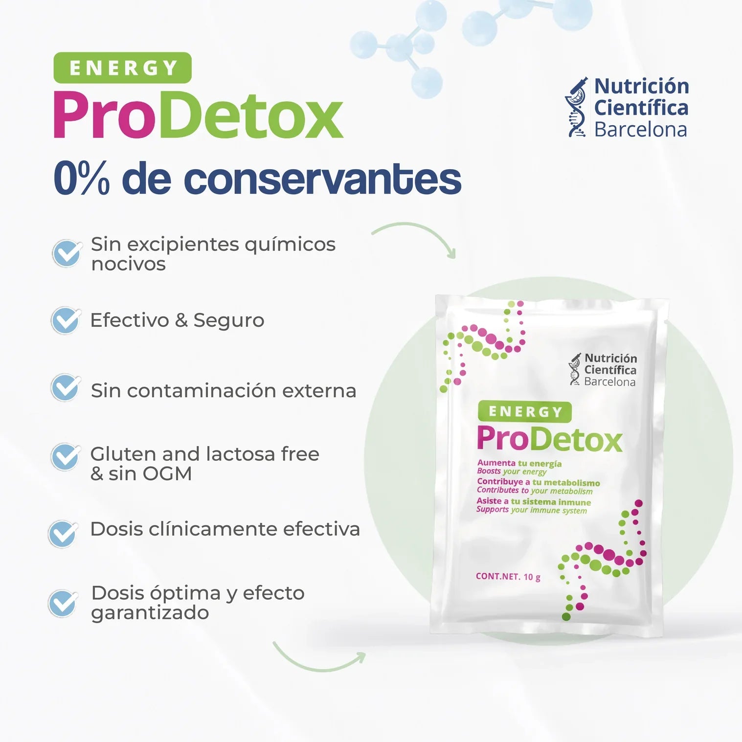 EnergyProDetox 0% conservantes - Nutrición Científica Barcelona
