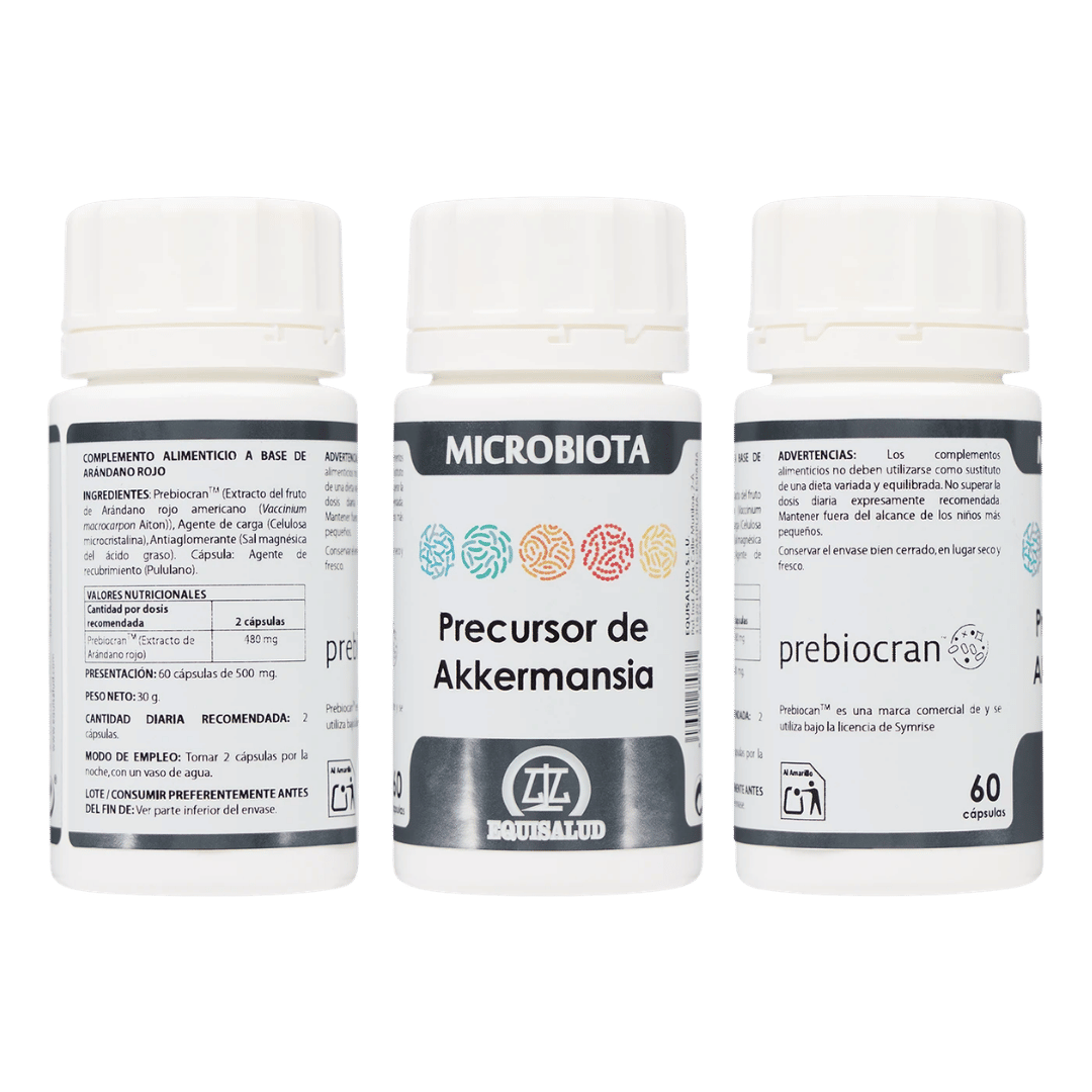 Microbiota Pack Akkermansia 30 + 60 cápsulas de Equisalud