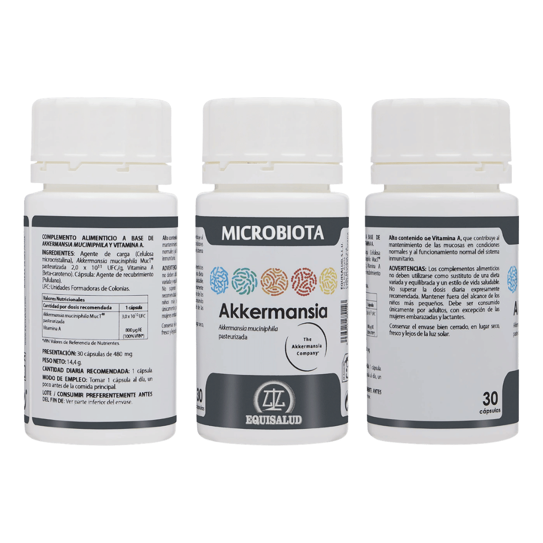 Microbiota Pack Akkermansia 30 + 60 cápsulas de Equisalud