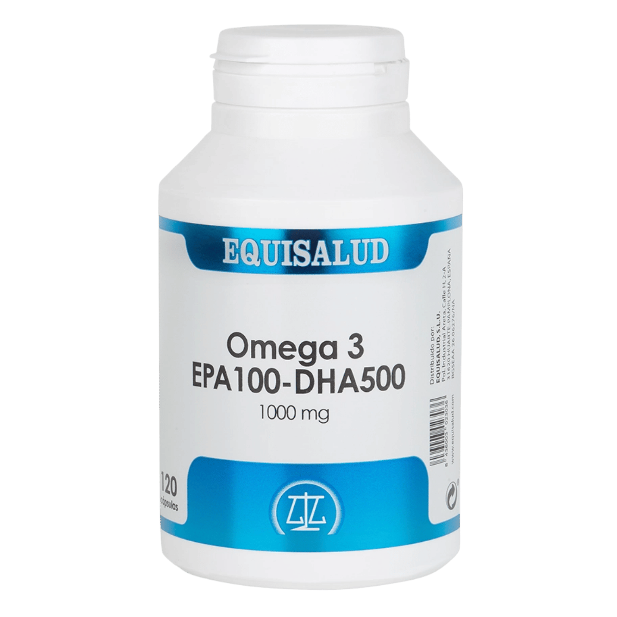 Omega 3 EPA100-DHA500 1000 mg 120 perlas de Equisalud