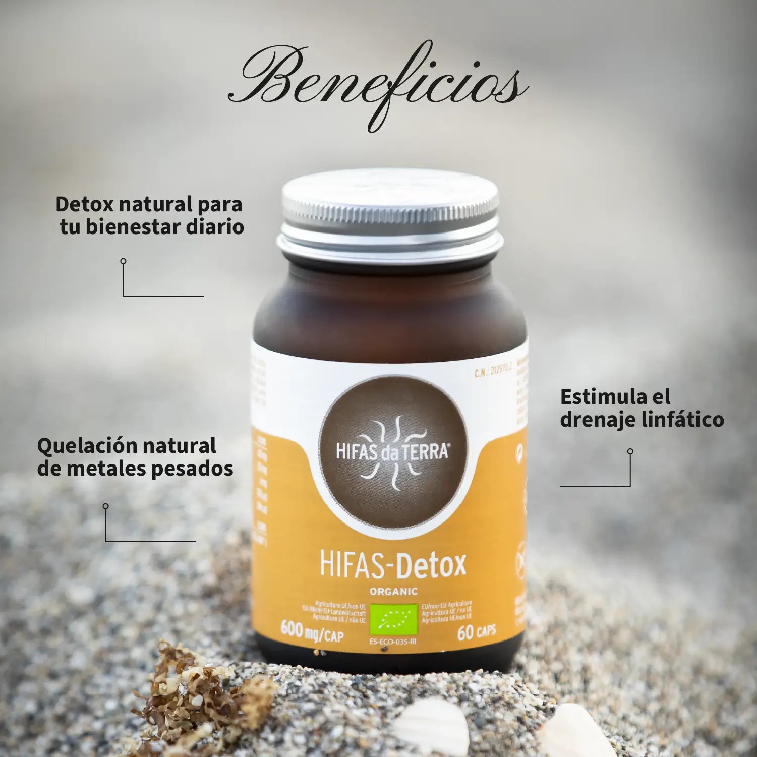 HIFAS-Detox 60 cápsulas de Hifas da Terra
