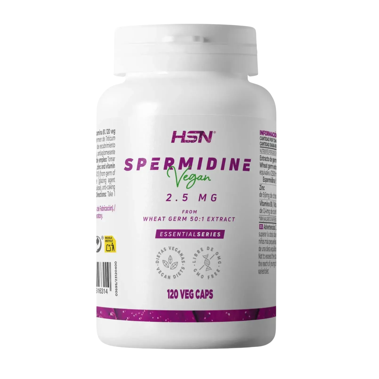 Spermidine 2.5 mg 120 capsules from HSN