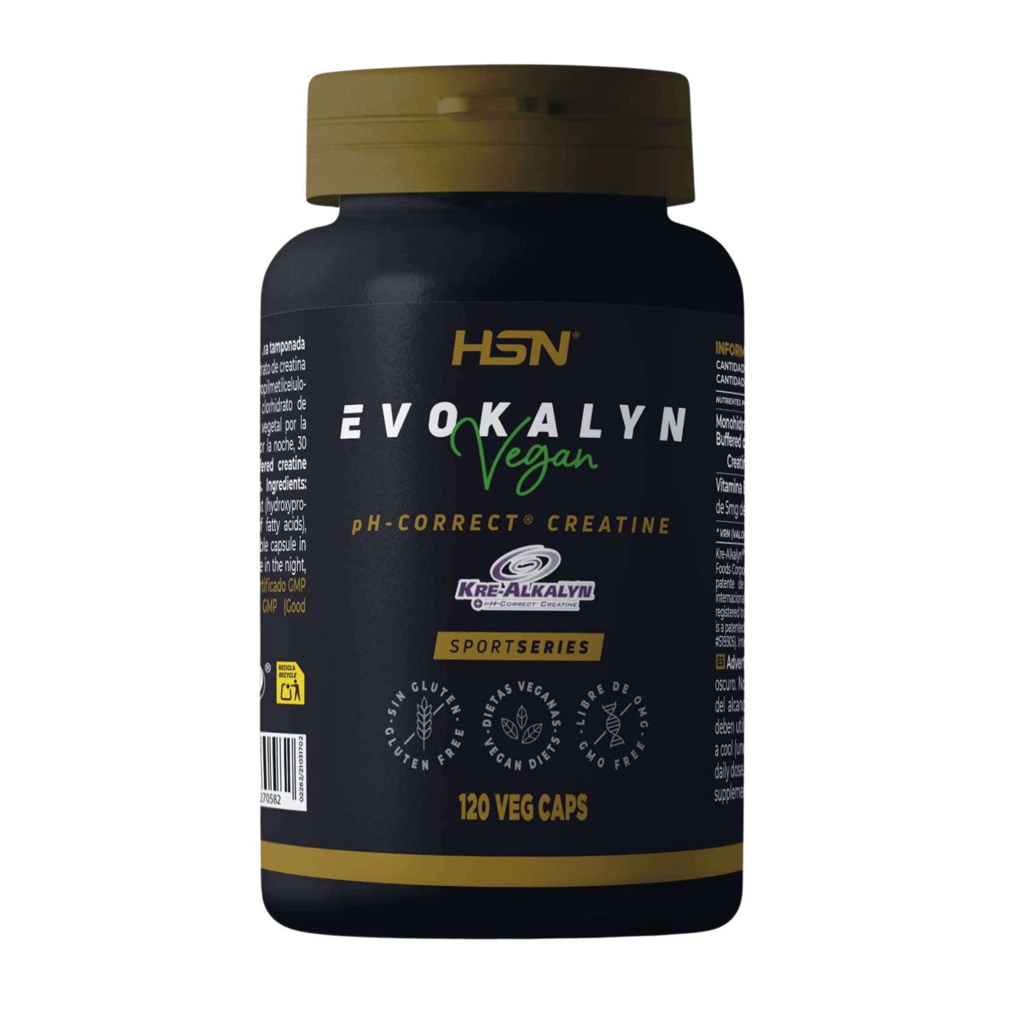 Evokalyn Creatina Alcalina 120 cápsulas de HSN