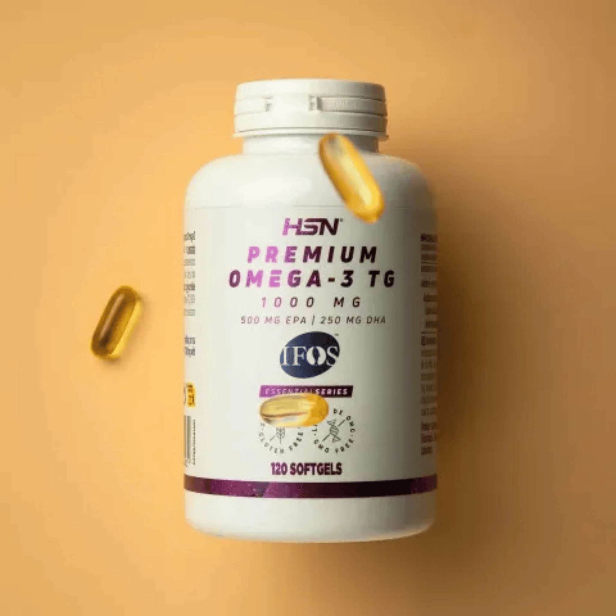 Premium Omega 3 TG (IFOS) 1000 mg 120 perlas de HSN