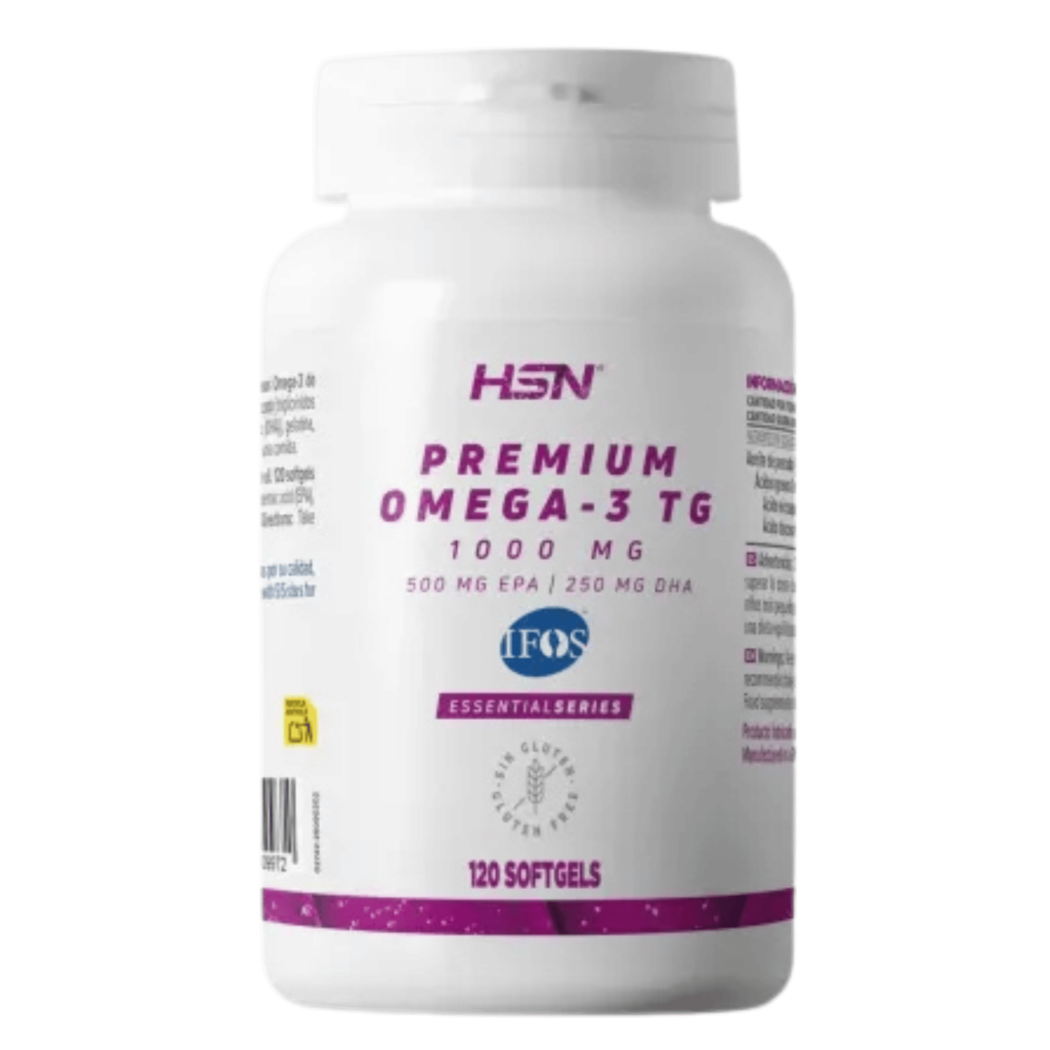 Premium Omega 3 TG (IFOS) 1000 mg 120 perlas de HSN