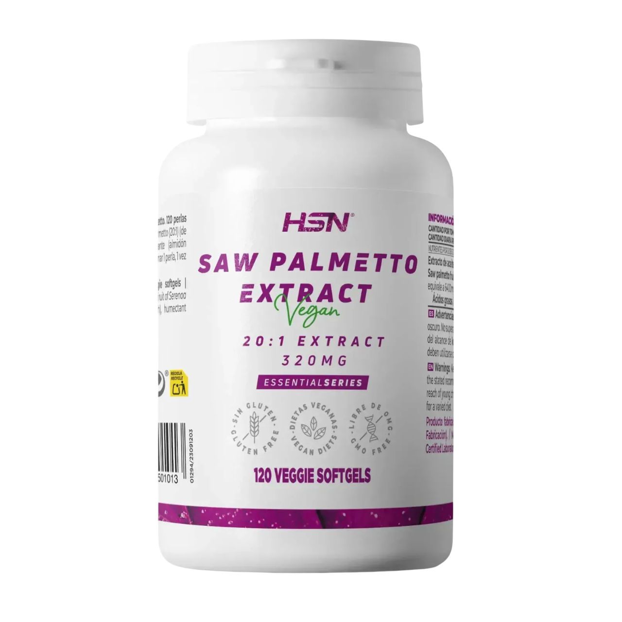 Saw Palmetto (320 mg) 120 perlas de HSN